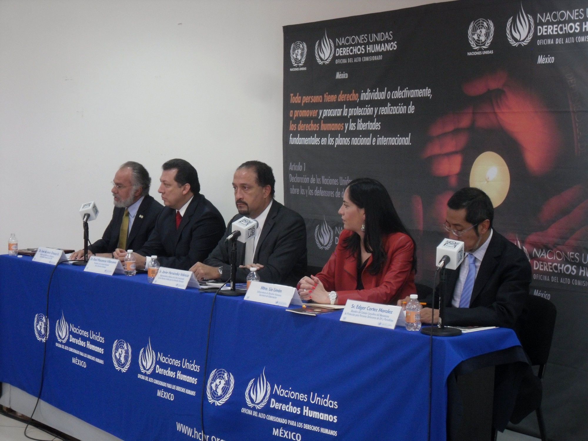 La OACNUDH presenta su informe sobre la situación de las y los defensores de derechos humanos en México