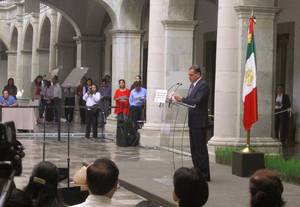 Acto reconocimiento del gobierno de Oaxaca